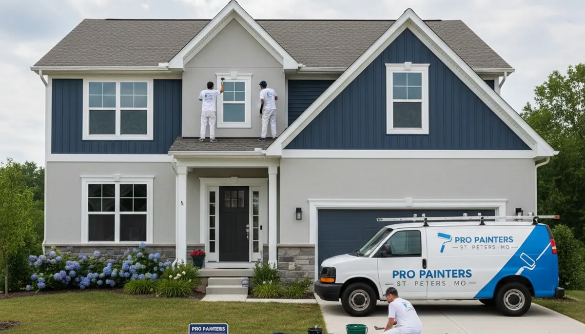 Professional house painters in Saint Charles MO providing expert exterior and interior painting services